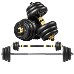 杠铃片 杠铃杆足重包胶哑铃片配重片小孔片2.5cm小重量杠铃通用片