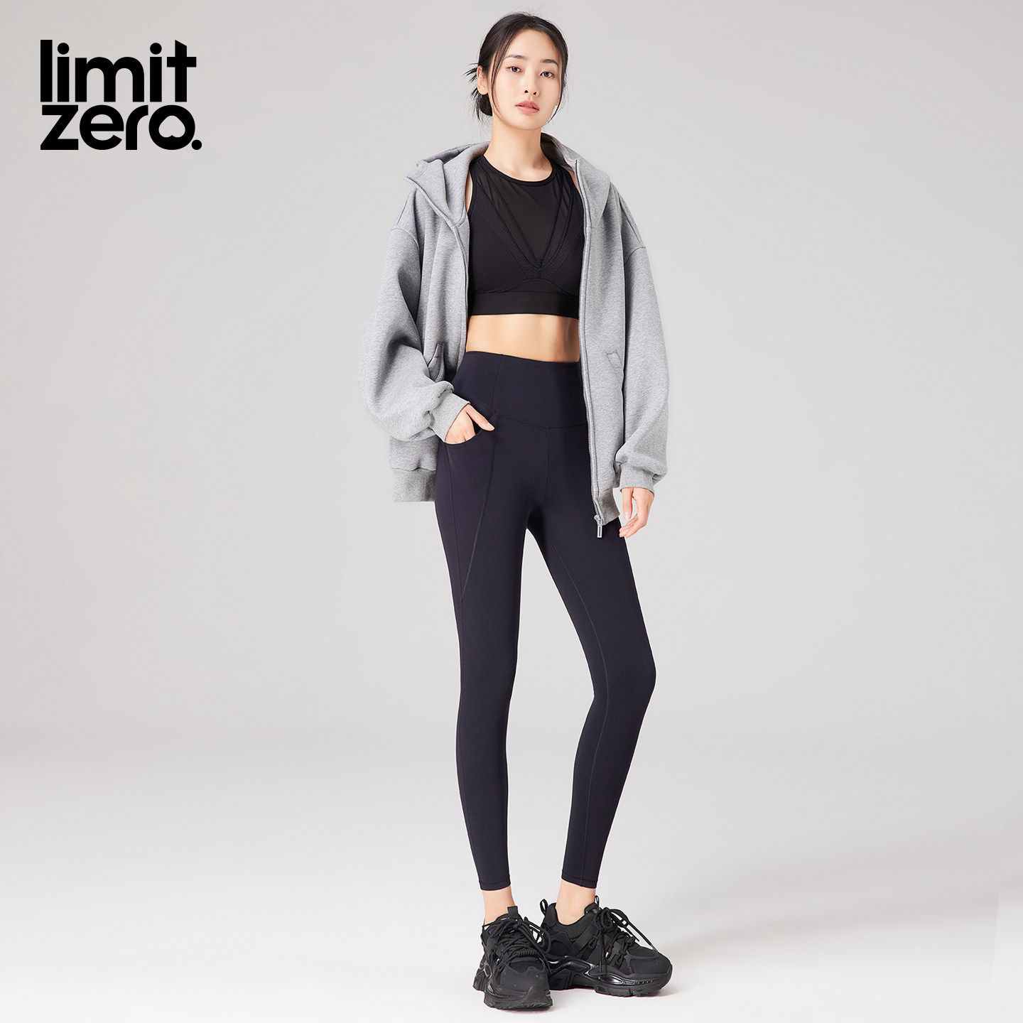 零限强力收腹提臀鲨鱼裤女外穿2025新款冬辣条裤高腰打底裤瑜伽裤