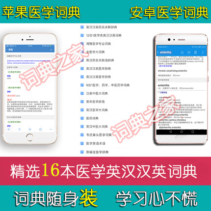 医学新编湘雅韦氏案头术语中医药英汉英手机Mac电脑mdx词典库app