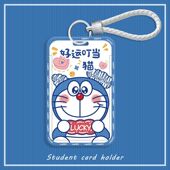 哆啦A梦卡通滑盖卡套饭卡公交卡身份证件保护套门禁校园卡定制