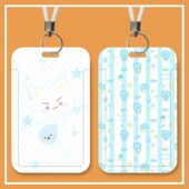 酷儿周边学生滑盖卡套校园卡饭卡公交身份证件保护套门禁卡校卡套