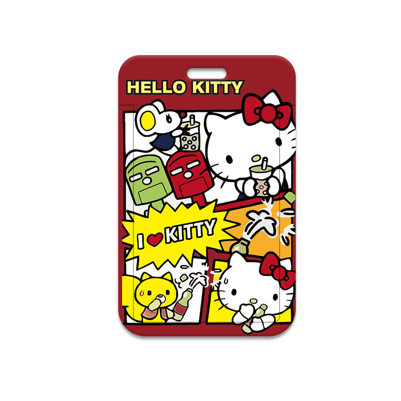 高颜值凯蒂猫学生校园卡饭卡套公交羊城通门禁工牌保证件校牌卡套