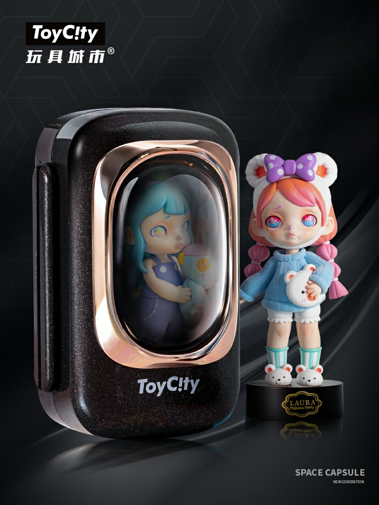 劳拉太空舱盲盒toycity玩具城市潮玩手办公仔卡通模型女生日礼物