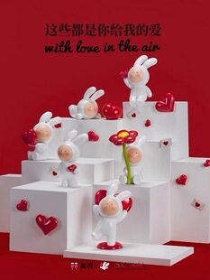 现货安东尼不二兔·这些都是你给我的爱艺术家树脂盲盒可爱摆件