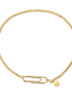 nyunyu链条回形针字母韩国进口