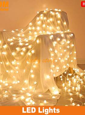 LED Christmas String Lights USB New Year Decoration Festival