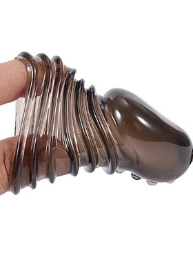 Lengthen Reusable Enlargement Condoms Extend G point Ring Ma