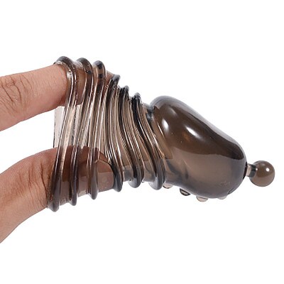 Lengthen Reusable Enlargement Condoms Extend G point Ring Ma