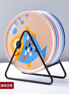 密胺仿瓷隔热垫餐桌菜垫子卡通防水杯垫碗垫子家用防烫锅垫盘子垫