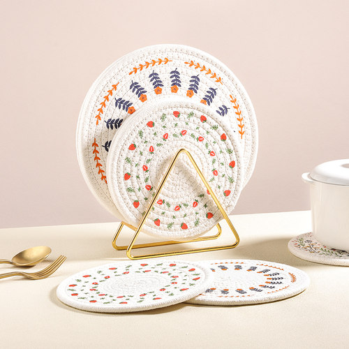 NEWSCHOOL棉线隔热垫编织餐垫