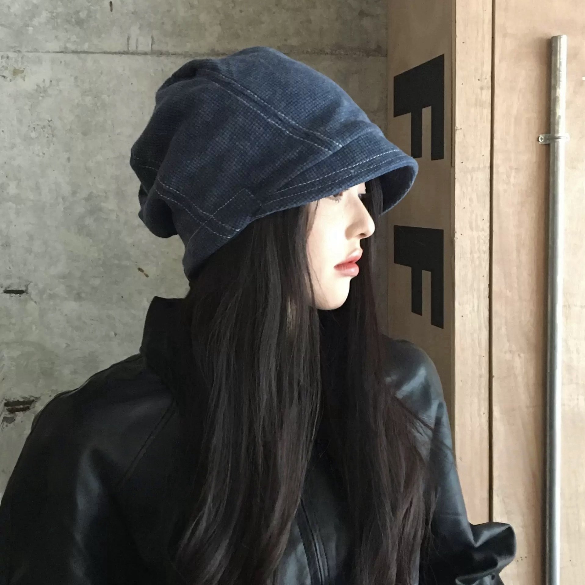 CKUVCUT复古冷帽大头围显脸小