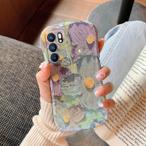 OPPOreno9手机壳小蛮腰硅胶艺术