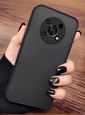 适用于华为荣耀X30手机壳肤感撞色x30i简约磨砂透明镜头全包X30max硅胶包边男女新款防摔保护套潮牌ins