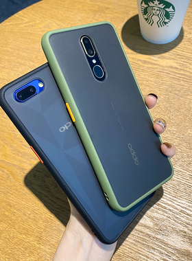 创意撞色按键oppoa9x手机壳A7保护套硅胶软边0pp0A9个性简约磨砂全包防摔opooa5个性男女F11情侣opA5潮外壳新