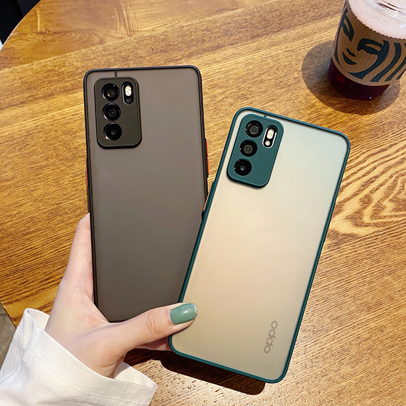 OPPOreno6手机壳磨砂防手汗简约