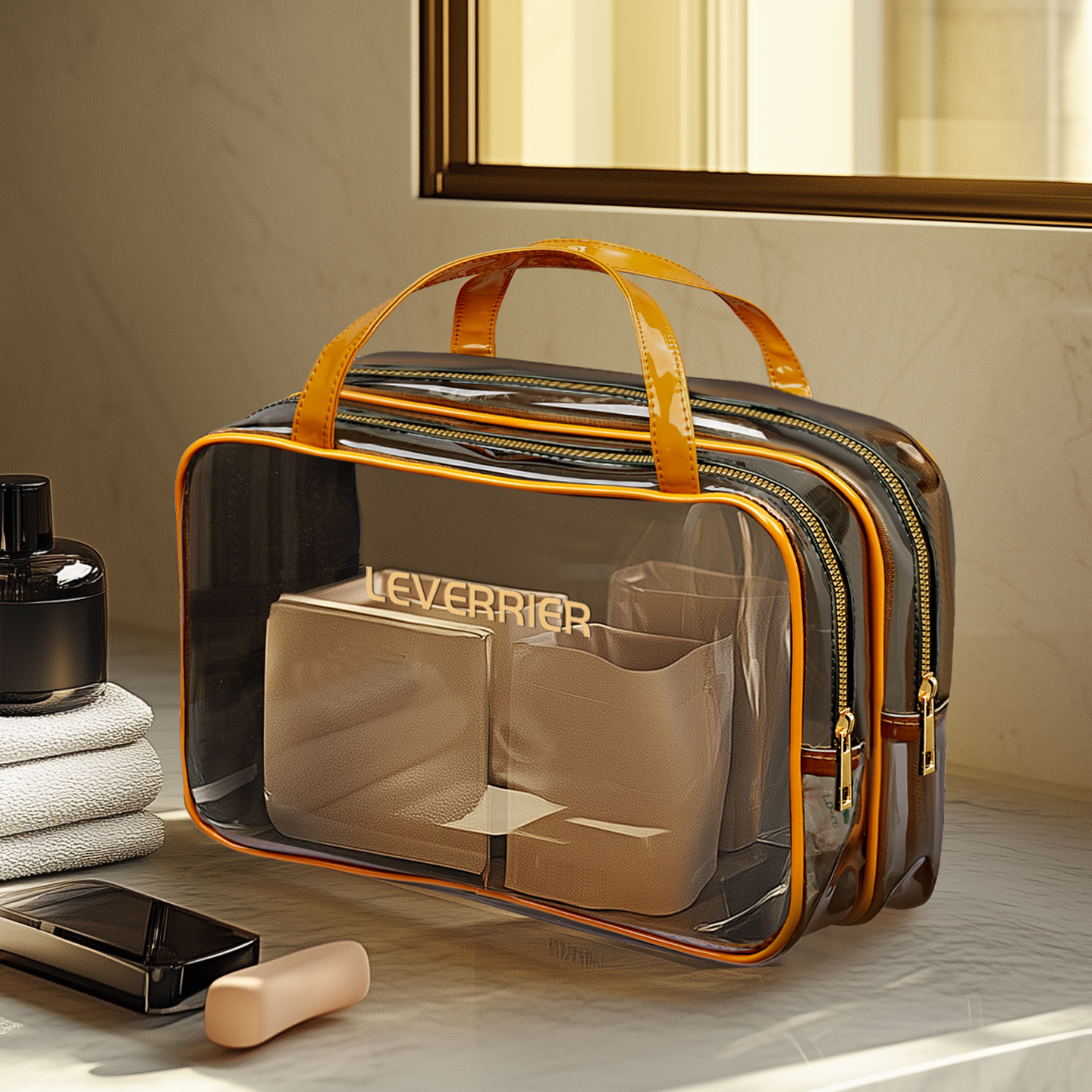 化妆洗漱包洗澡袋子女洗浴收纳浴包防水便携透明旅行出差男护肤品