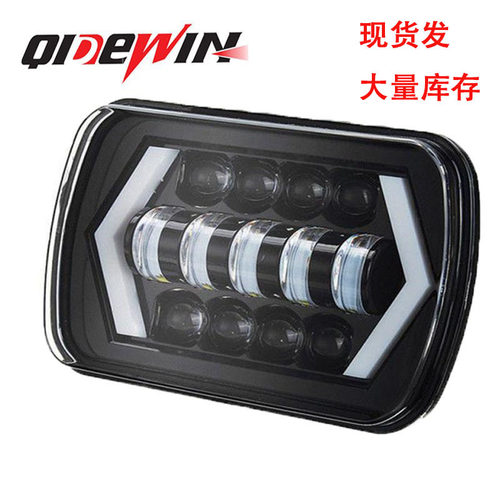 厂家 7寸汽车led大灯箭头款远近光车灯改装越野牧马人前大灯