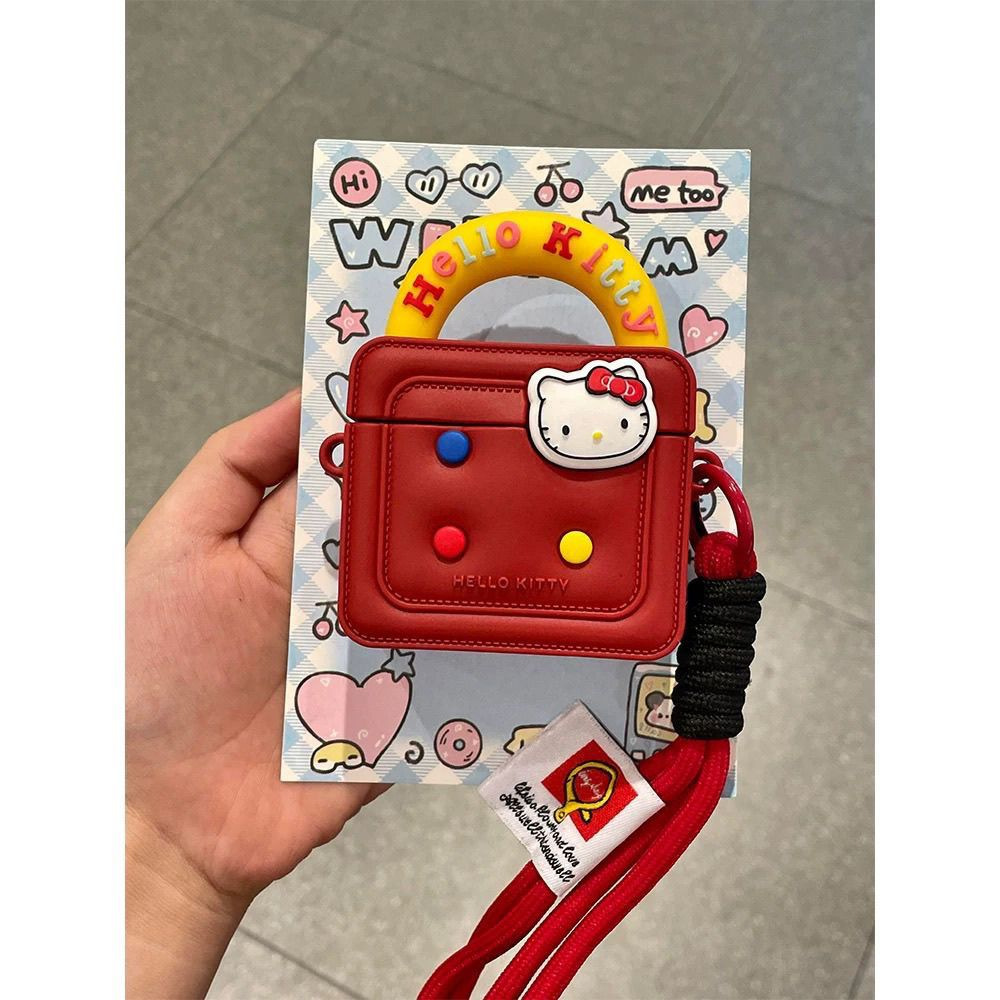 跨境皮质KT适用airpods３蓝牙硅胶耳机套1/2/3/4代pro３耳机盒