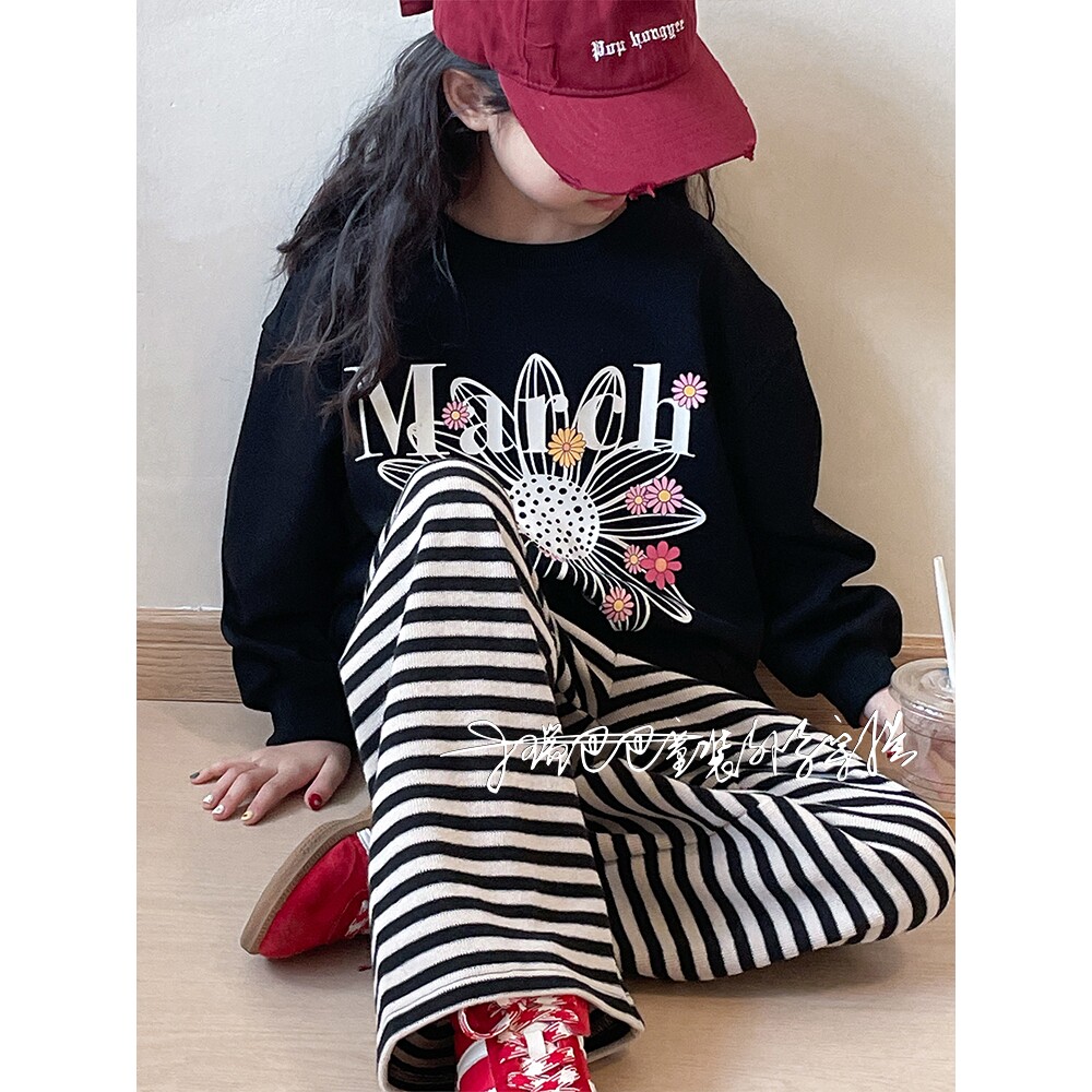 女童独特超好看卫衣秋装2025新款儿童美式上衣女孩大童开学季衣服