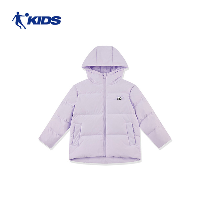 乔丹羽绒服女童外套2025年春季新款防风保暖中大童上衣女T9445617