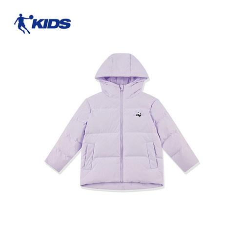 乔丹羽绒服女童外套2025年春季新款防风保暖中大童上衣女T9445617 - 封面