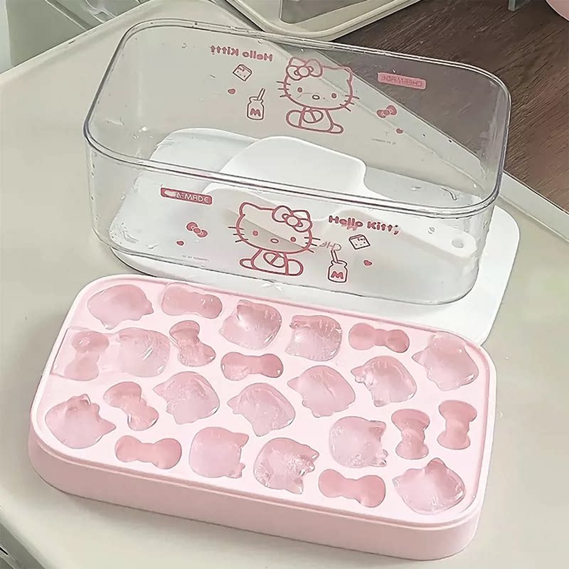 猫咪冰格模具食品级家用软硅胶可爱卡通冰盒自制冰块神器高颜值