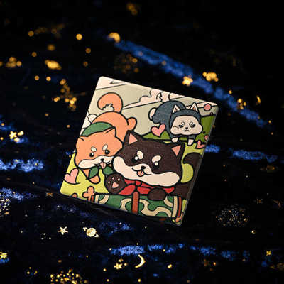 最终幻想14豆豆柴杯垫ff14