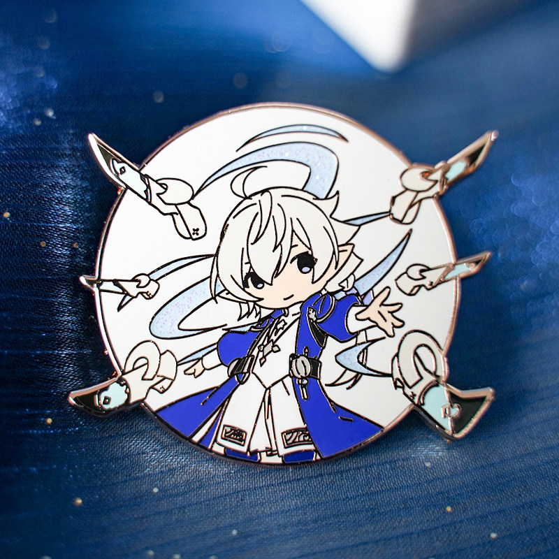 ff14周边金属徽章阿尔菲诺最终幻想同人