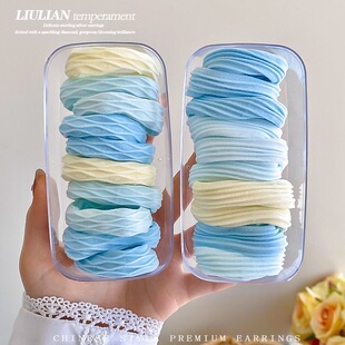 超柔软高弹力巨耐用高马尾盒装精品发绳皮筋扎发头绳2025新款发圈