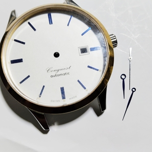 代浪表壳2813  8205 8215单历42毫米前压盖间金钢壳三针手表配件