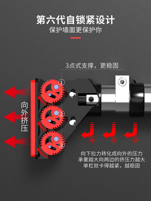 单杠室内家用引体向上器儿童免打孔门上墙体家庭健身器材运动吊杆