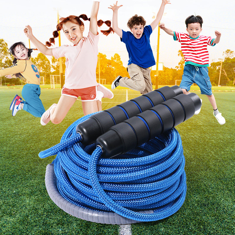 长绳多人跳学生群体大绳集体跳大绳专用的跳绳小学生团体比赛甩绳