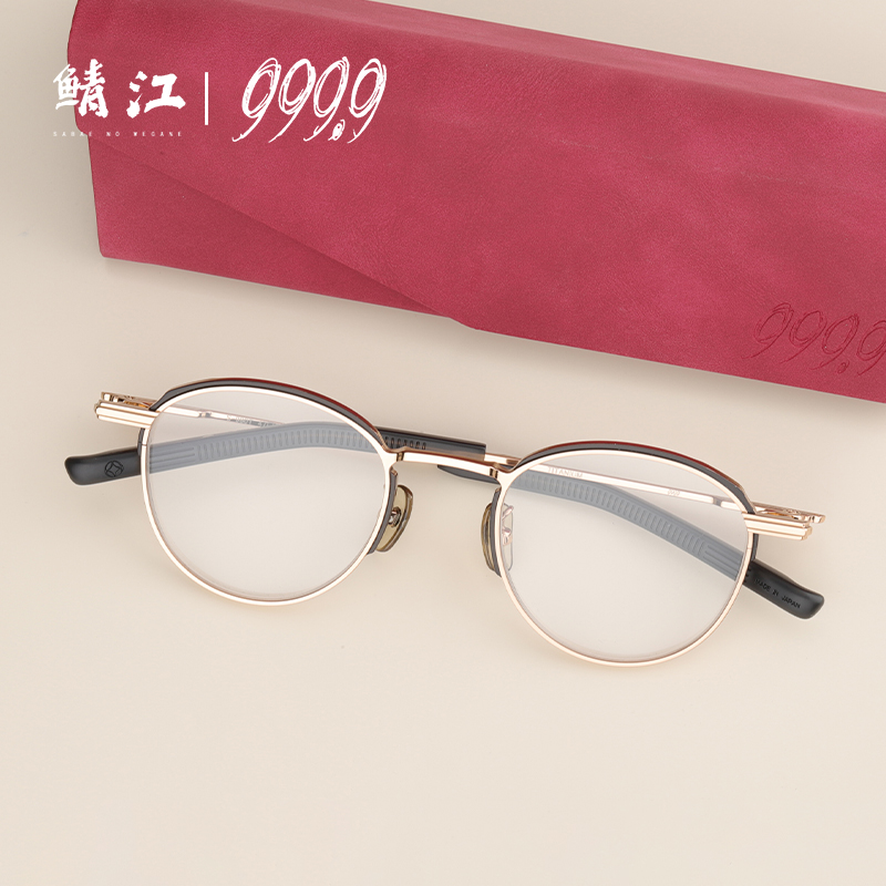 FOURNINES999.9圆框钛金眼镜架