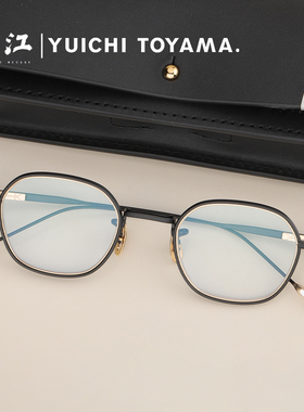 YUICHI TOYAMA外山雄一日本手作钛金圆框近视眼镜架男女BANKSIDE