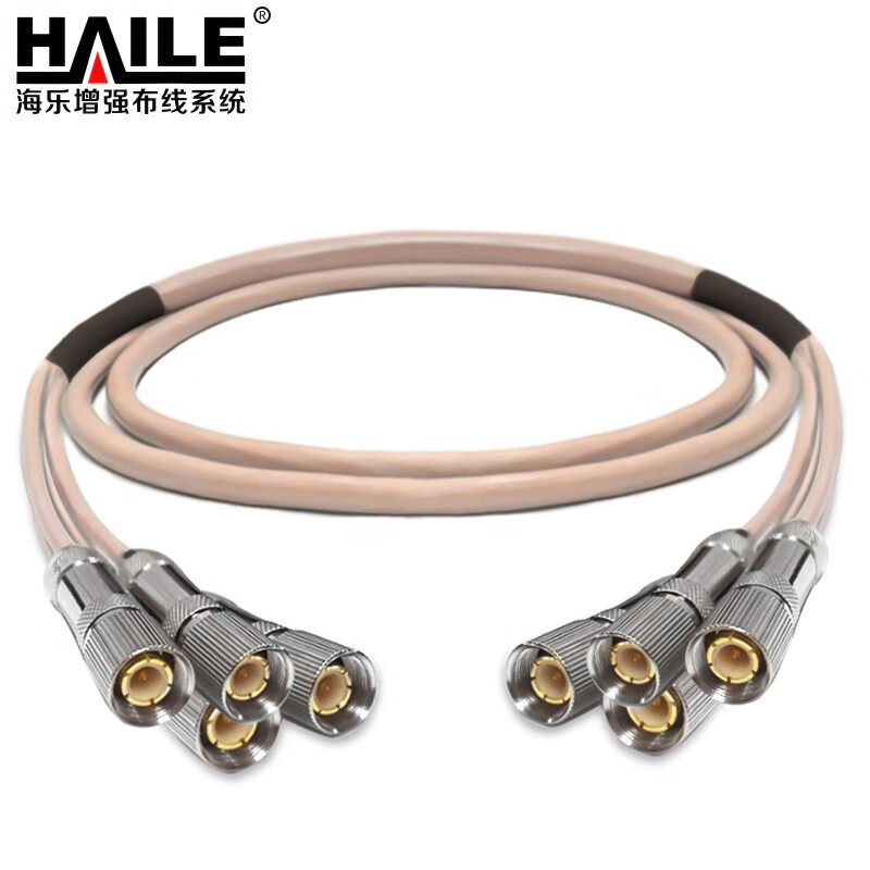 HAILE海乐 2M跳线L9-L9 两兆E1接头同轴电缆DDF转接跳线 4芯 40米