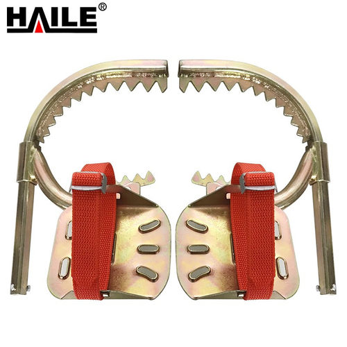 海乐（Haile）木杆脚扣250型 电工脚扣 铁鞋 爬树脚扣JK-250A 6-8米线杆用 直径150-250mm可调