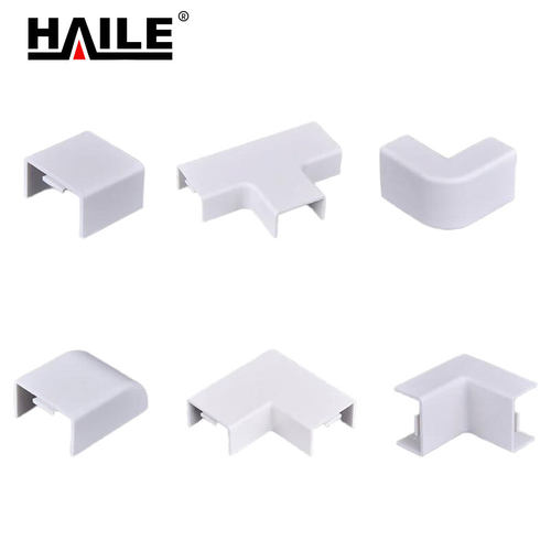 HAILE PVC线槽接头50*30（阴角、阳角、直通、三通、平弯、堵头）每种2个 JT-05 1套