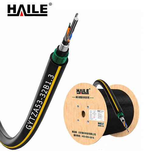 HAILE 重铠地埋阻燃光缆外径约14mm 加粗GYTZA53-32B1.3 米