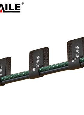 HAILE 魔术贴扎带黑色10条装 ZD-H303510 1袋