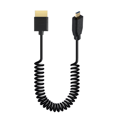 HDMI高清极细弹簧线相机接监视器