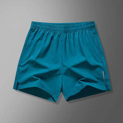 SMILE ISLAND 运动短裤男女夏季薄款跑步冰丝沙滩裤速干透气