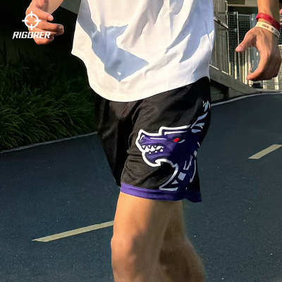 准者速干针织五分裤男夏季十二生肖薄款宽松休闲跑步运动篮球短裤