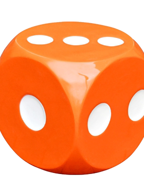 色子玻璃钢商场拍照橱窗摆设雕塑