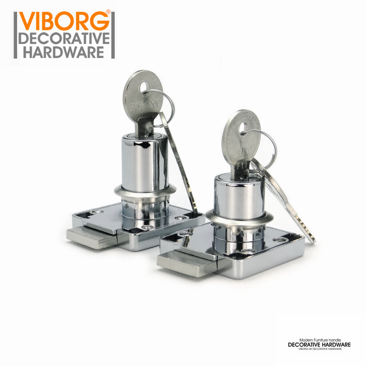 铝框推拉移门锁加长趟门锁铝合金窗户按锁防盗窗顶锁灯箱锁烟柜锁