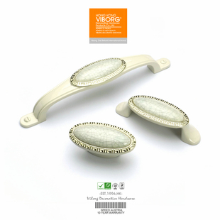 904 拉手TK 域堡象牙白陶瓷橱柜衣柜门田园现代简约欧式 仿古把手