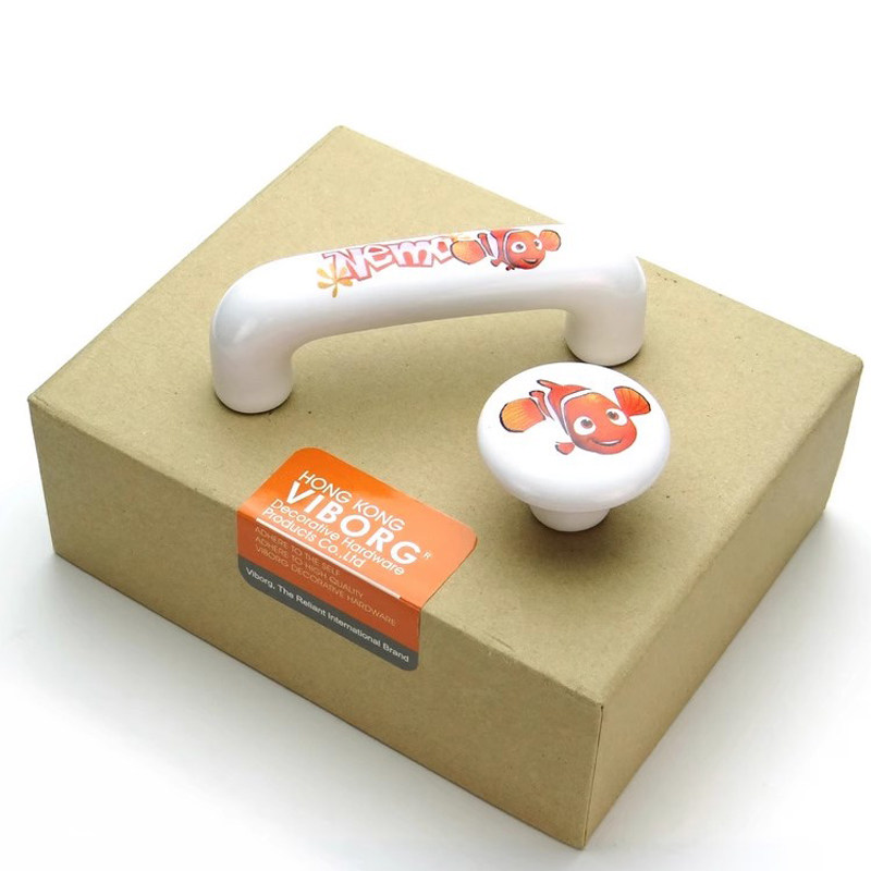 域堡 拉手儿童房动物卡通拉手抽屉鞋衣橱柜门陶瓷把手Q8,基础建材,小拉手,淘宝优惠券,粉丝福利购,淘宝优惠卷