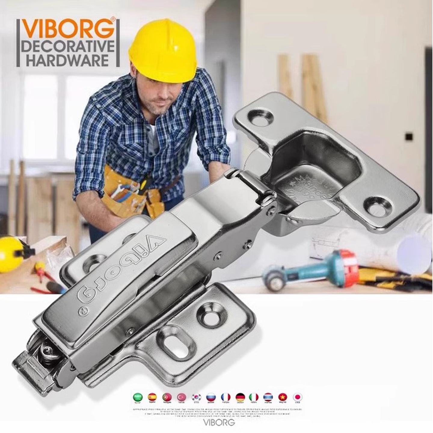 *域堡防夹手无声关门阻尼铰链 缓冲液压柜子柜门静音合页曲铰合页