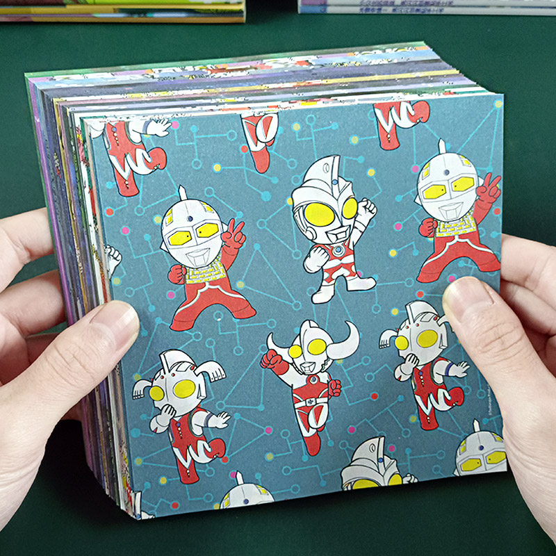 奥特曼儿童手工折纸彩色专用纸卡纸玩具幼儿园星星千纸鹤制作材料