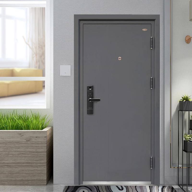 FUSIM富新甲级指纹锁家用防盗门入户门进户门子母门静音隔音