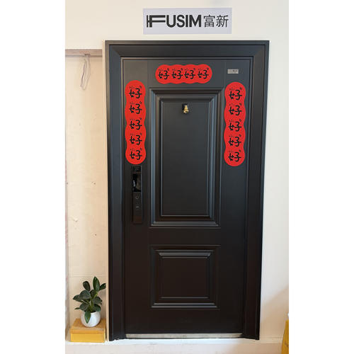 富新品牌防盗门+单开门